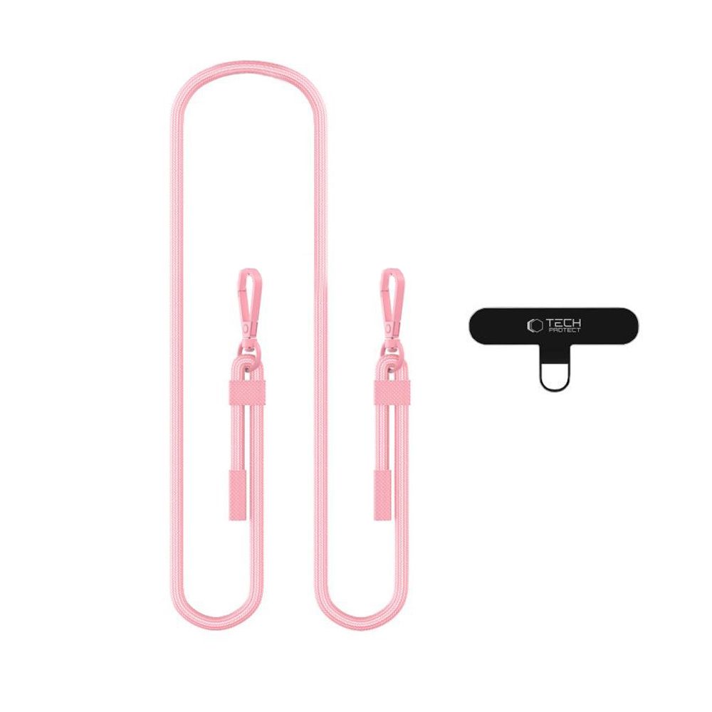 TECH-PROTECT C5SE ROPE CROSSBODY dirželis šviesiai rožinė