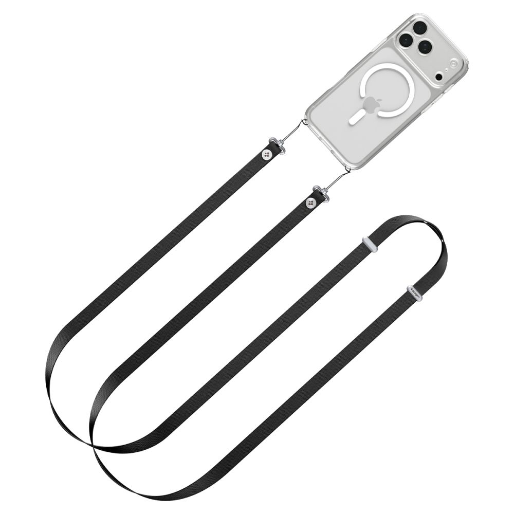 SPIGEN DA30L LANYARD STRAP CROSSBODY juodas
