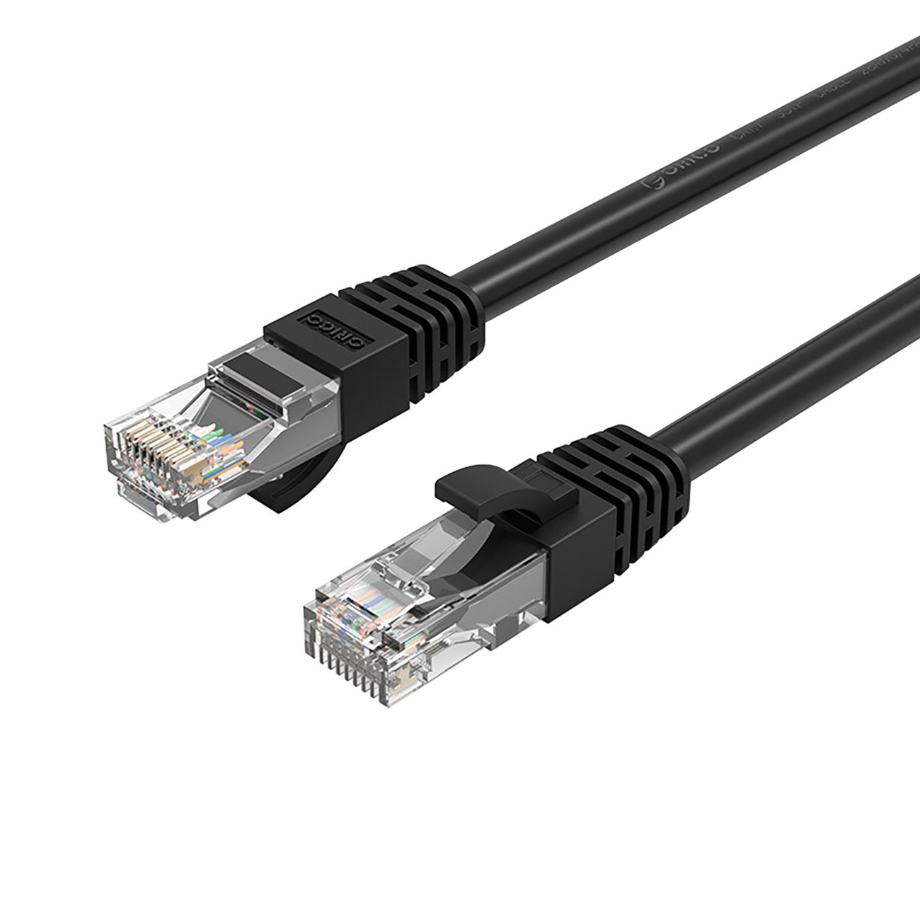 Orico PUG-C6 CAT6 1000Mbps RJ45 Ethernet Network Cable Internet LAN Round 5m - Black