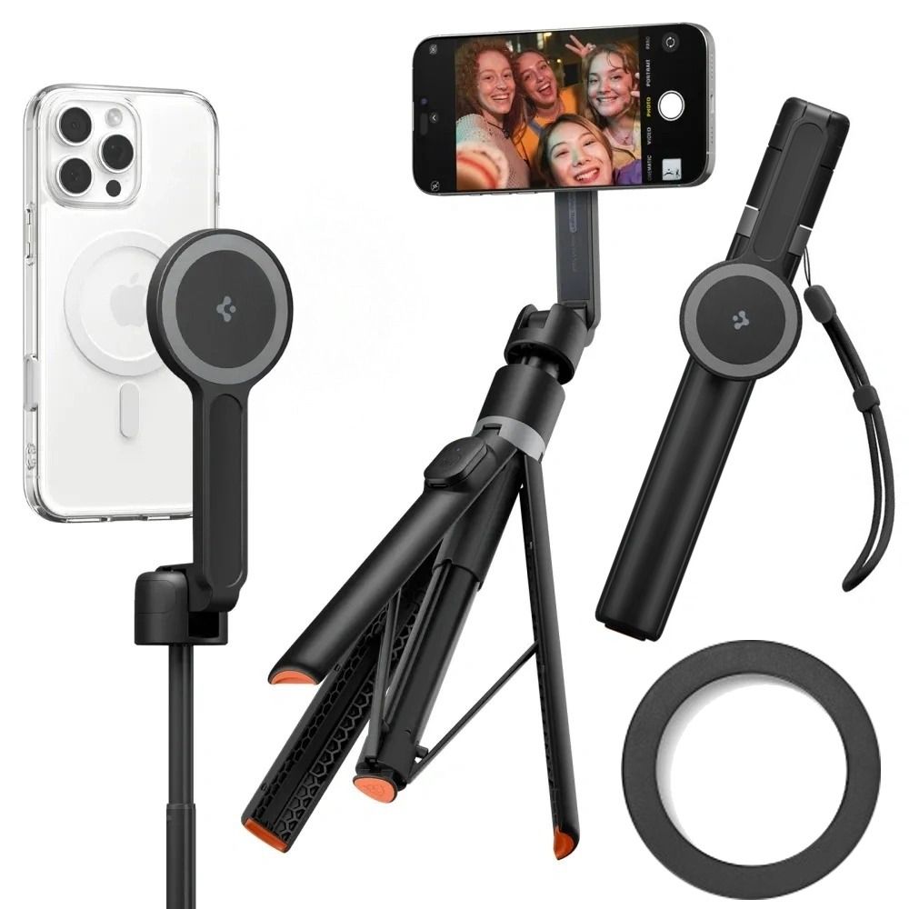 SPIGEN S581W MAGSAFE BLUETOOTH ASMENUKIŲ LAZDA-TRIKOJIS juodas