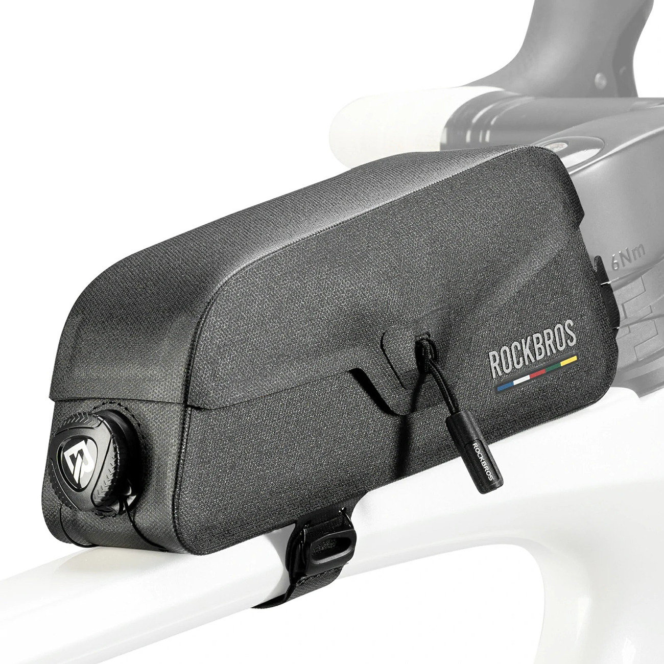Rockbros AS-134 ROAD TO SKY waterproof bike frame bag 0.6 l - black