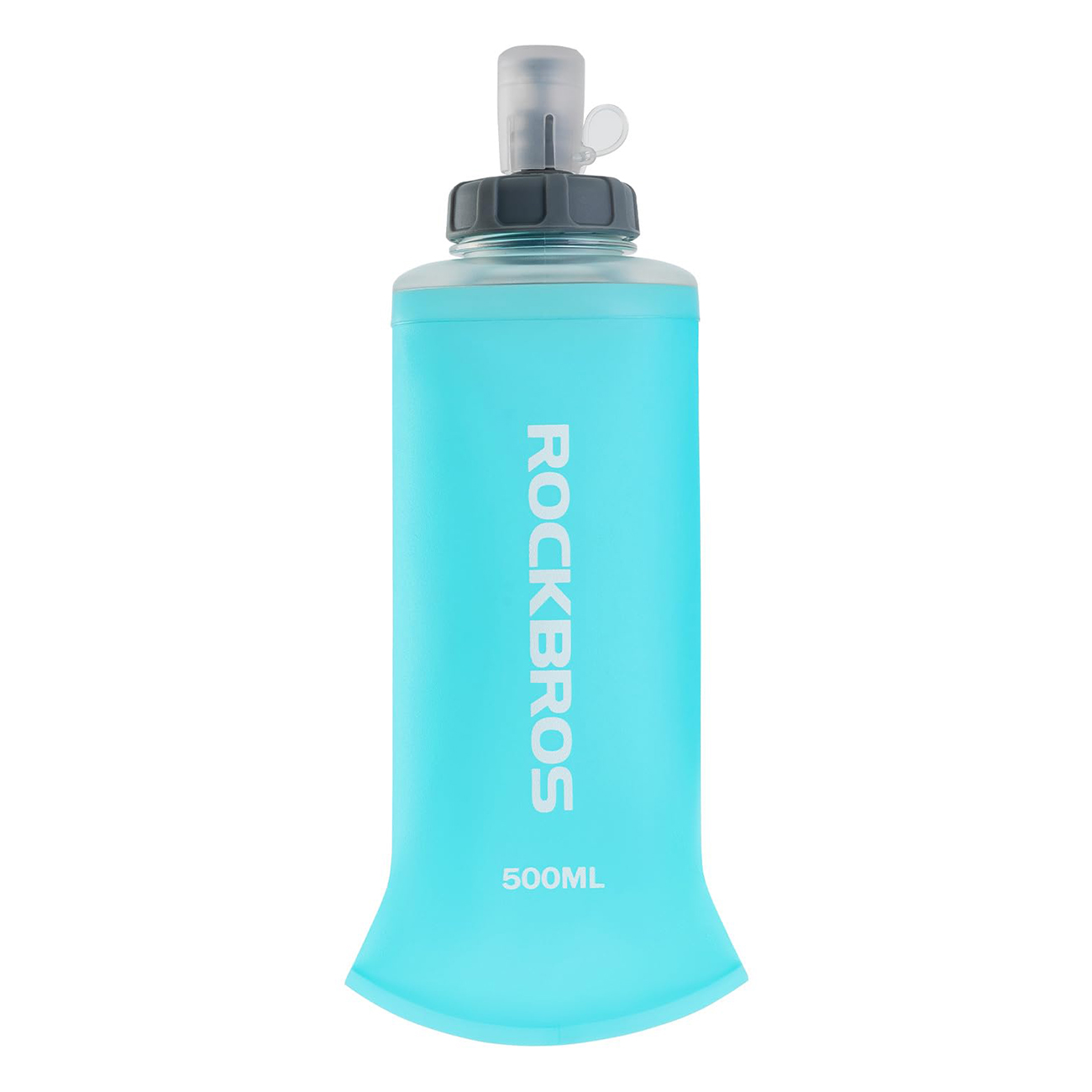 Rockbros 35210027001 minkšta bėgimo gertuvė, 500 ml – šviesiai mėlyna