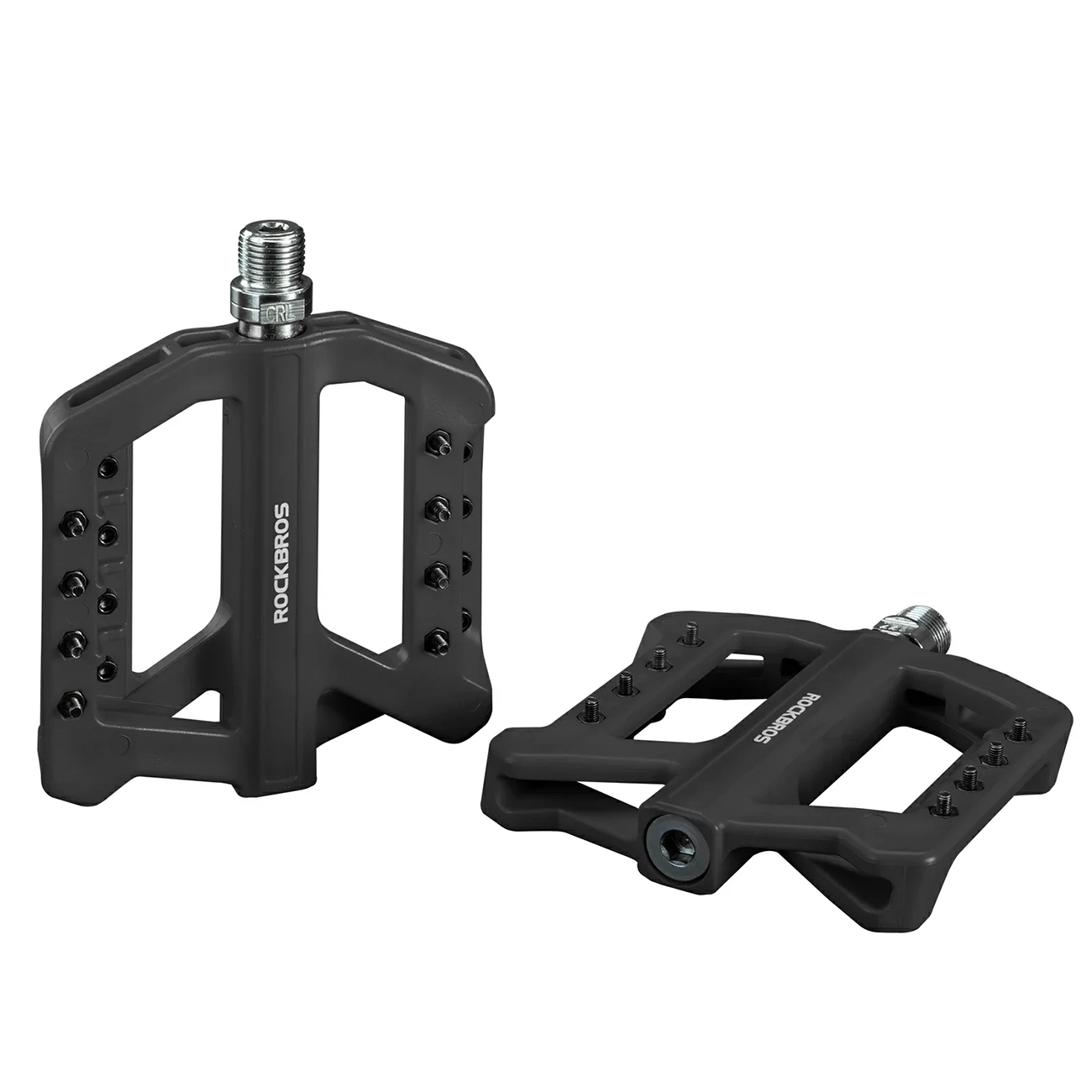 Rockbros RK01 nailoniniai dviračio pedalai – juodi
