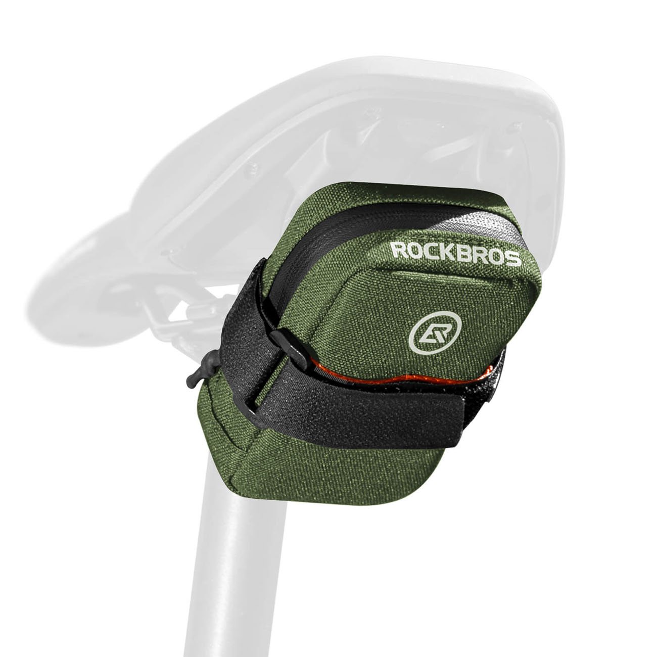 Rockbros F006 велосипедная подседельная сумка 0.35 l - зеленый
