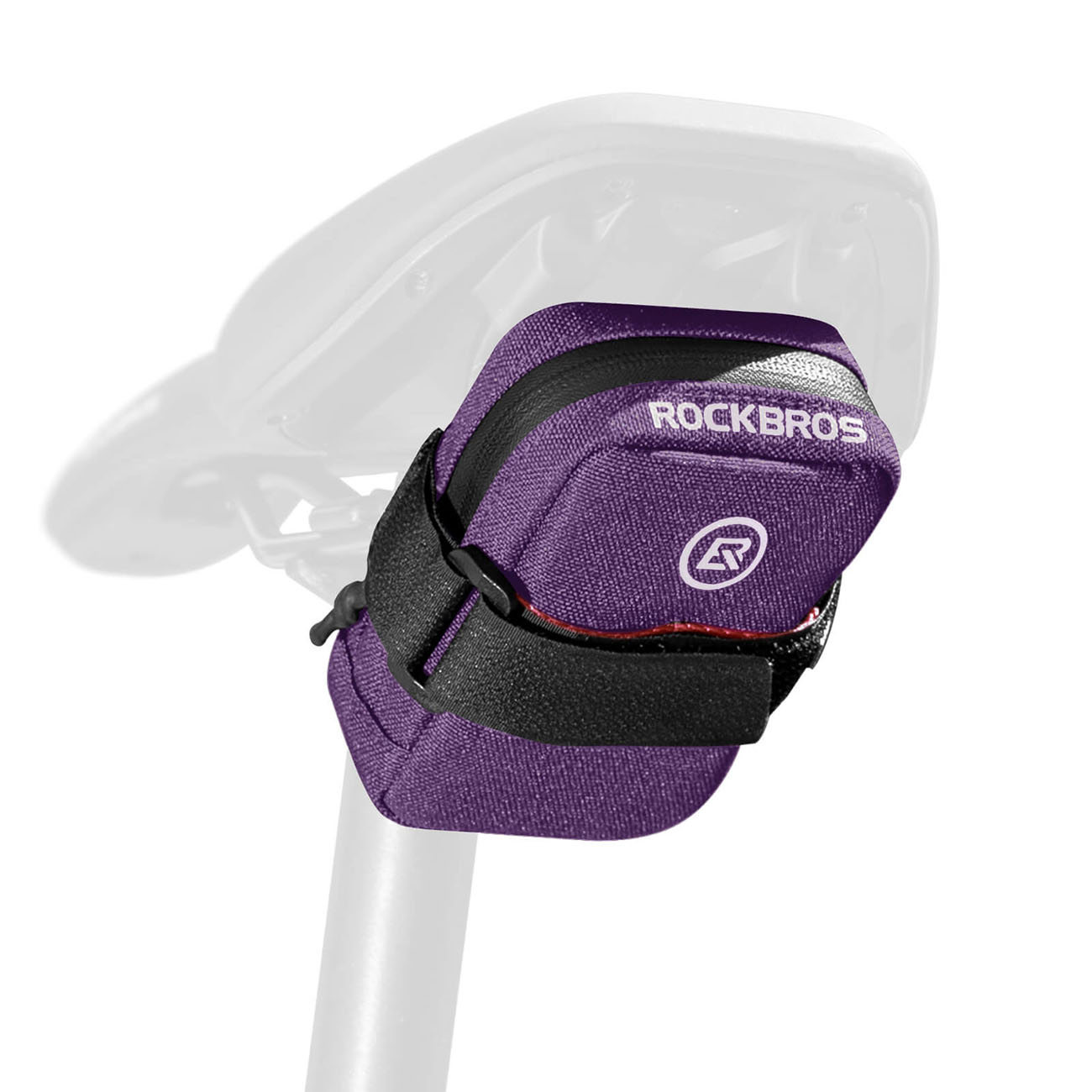 Rockbros F006 велосипедная подседельная сумка 0.35 l - фиолетовый
