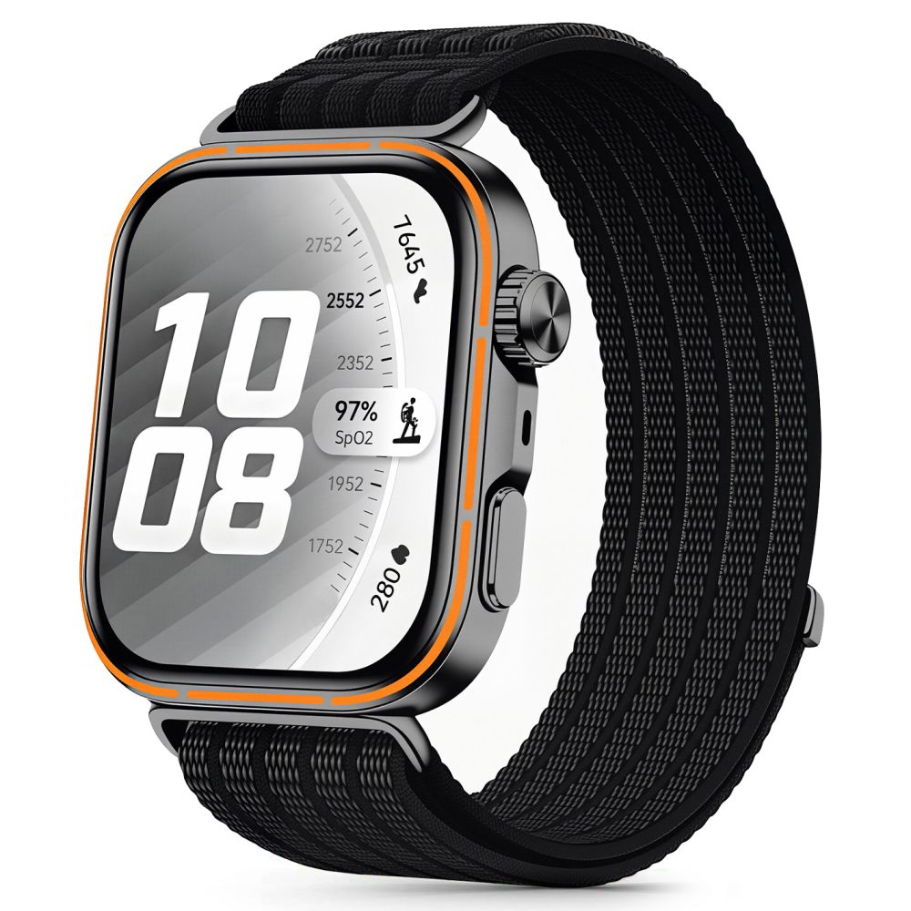 Нейлоновый ремешок Tech-Protect для Huawei Watch Fit 3 / 4 / 4 Pro / 5 / 5 Pro - черный
