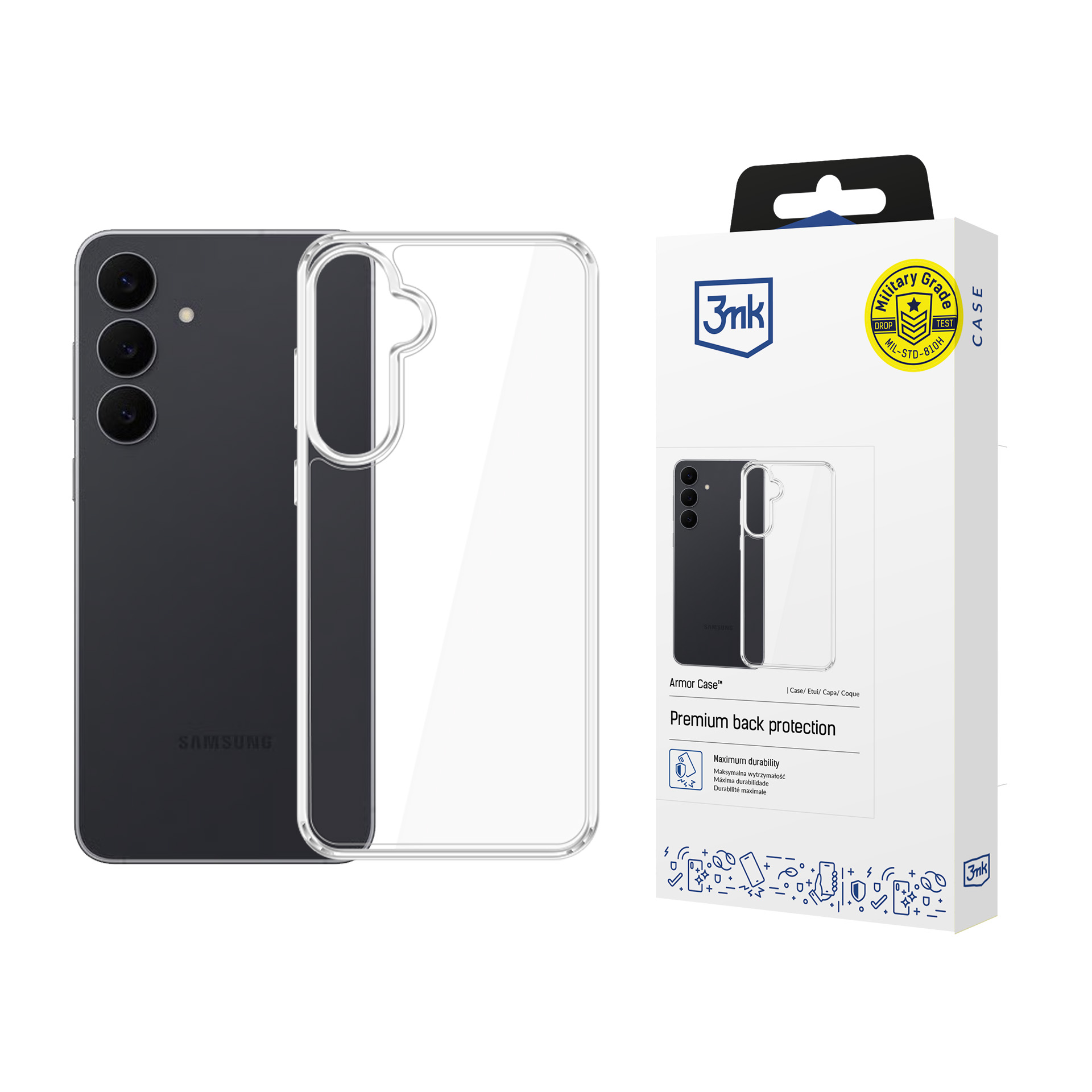 3mk Armor Case for Samsung Galaxy S26 FE - transparent