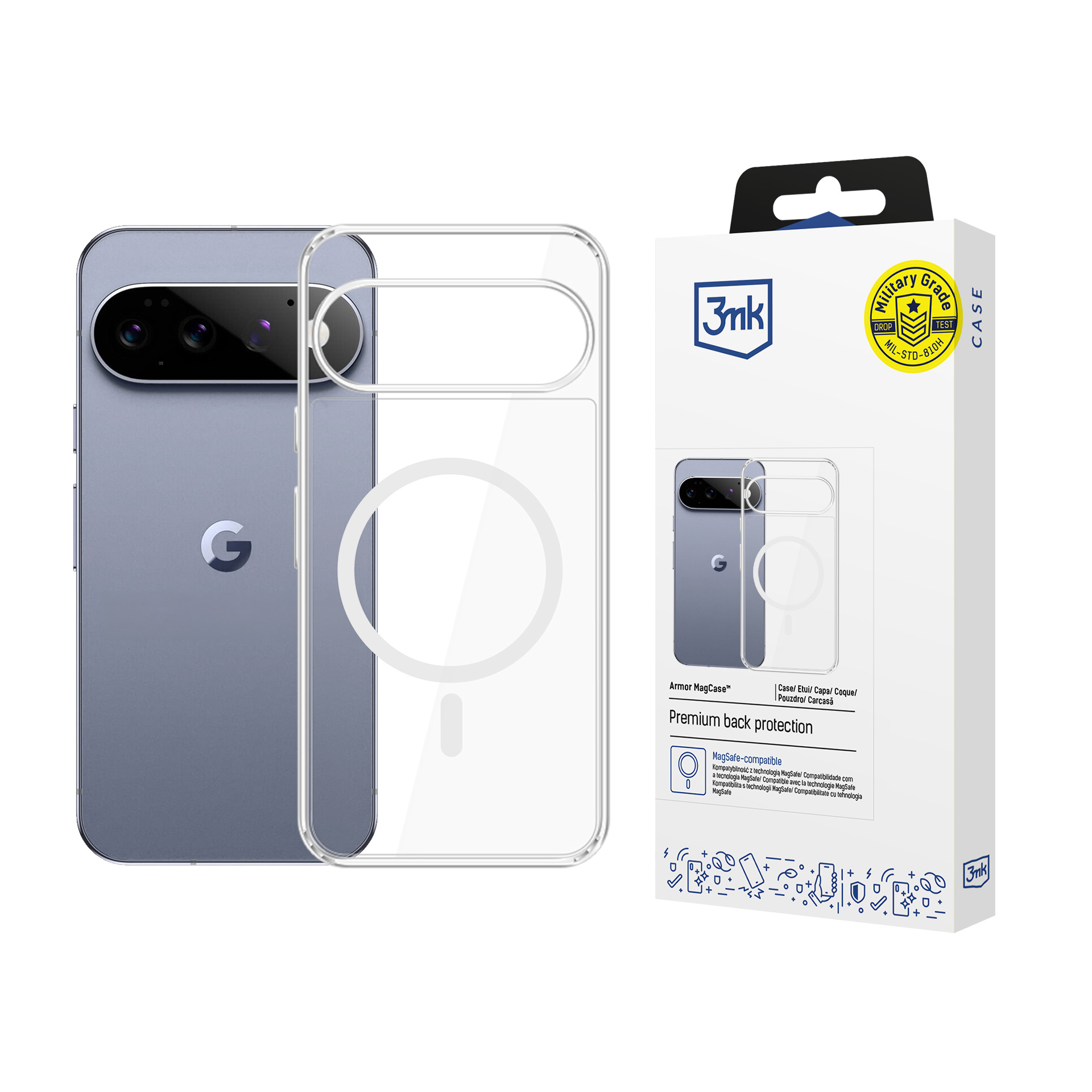 3mk Armor MagCase for Google Pixel 11 Pro - Transparent