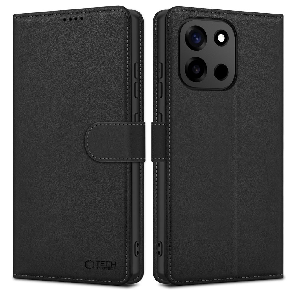 Tech-Protect Wallet piniginės tipo dėklas, skirtas OnePlus Nord 6 – juodas