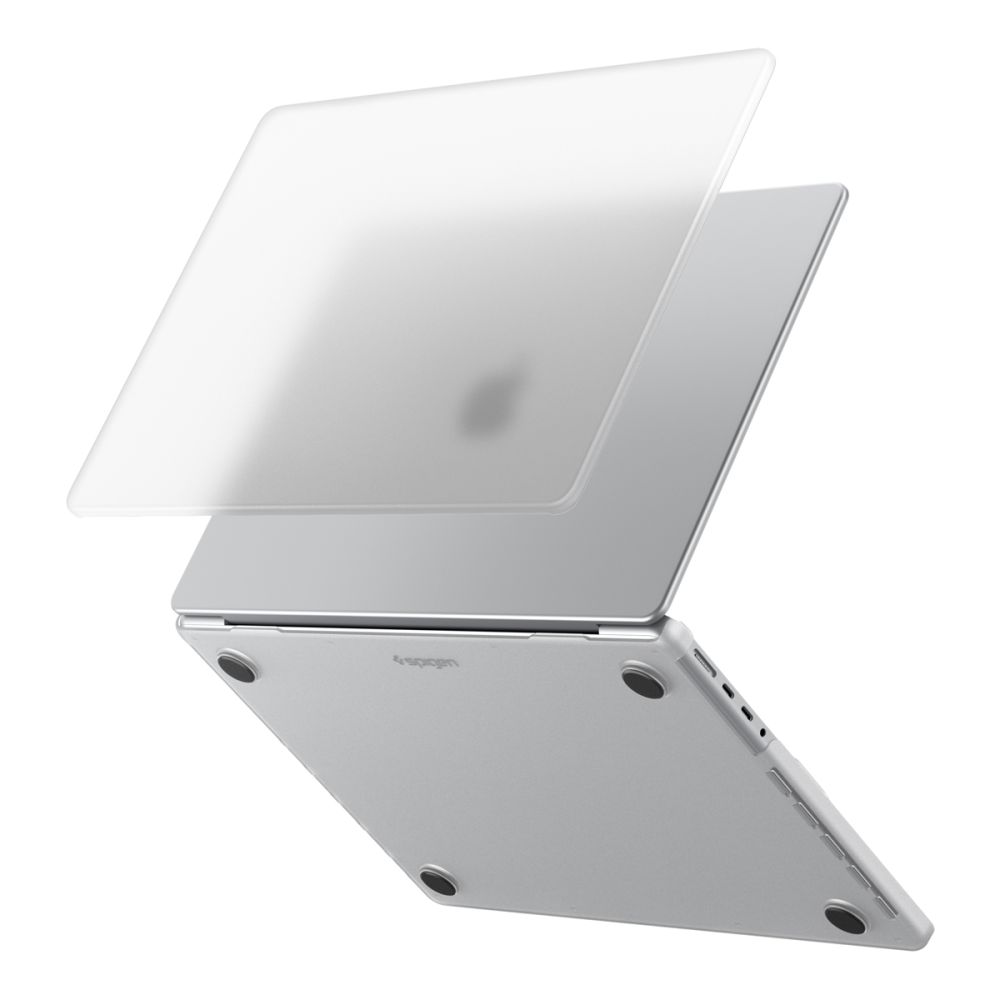 Spigen AirSkin dėklas, skirtas MacBook Pro 16" 2021 / 2023 / 2024 / 2025 / 2026 – skaidrus matinis