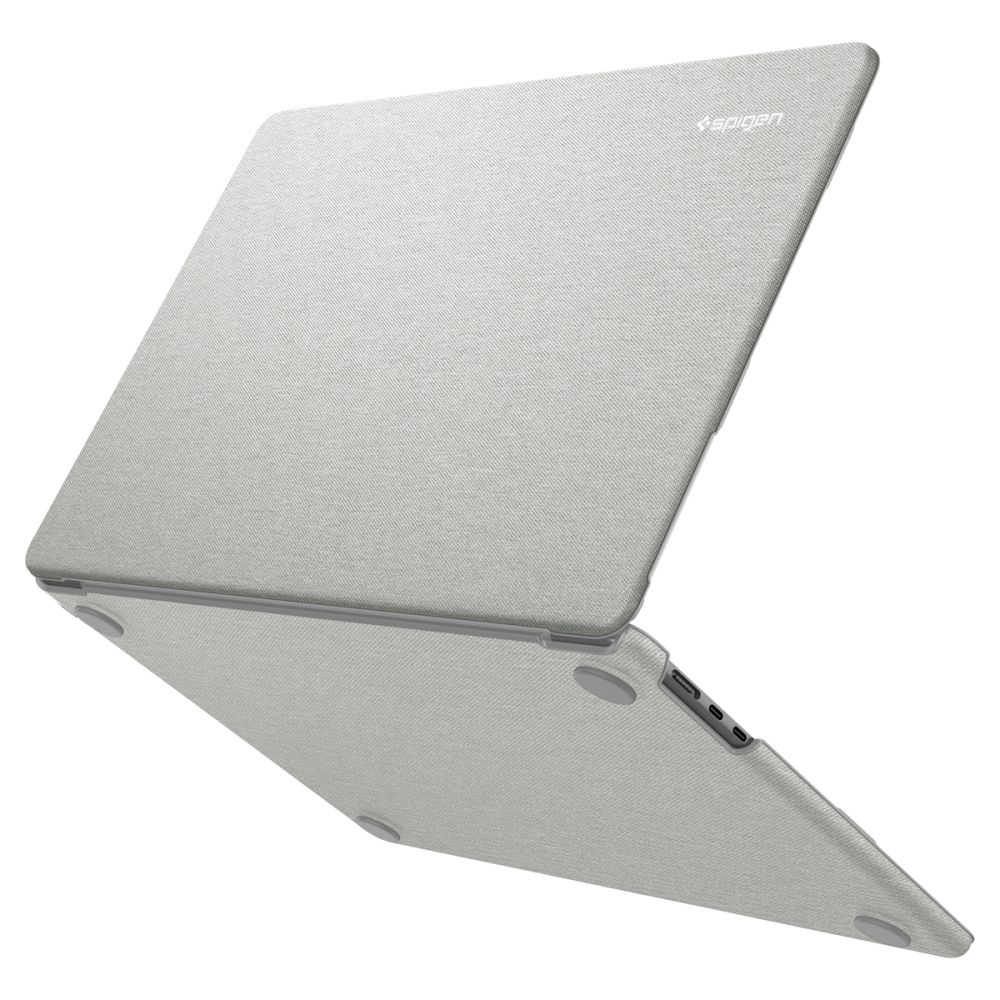 Spigen Urban Fit dėklas, skirtas MacBook Air 13" 2023 / 2024 / 2025 / 2026 – pilkas
