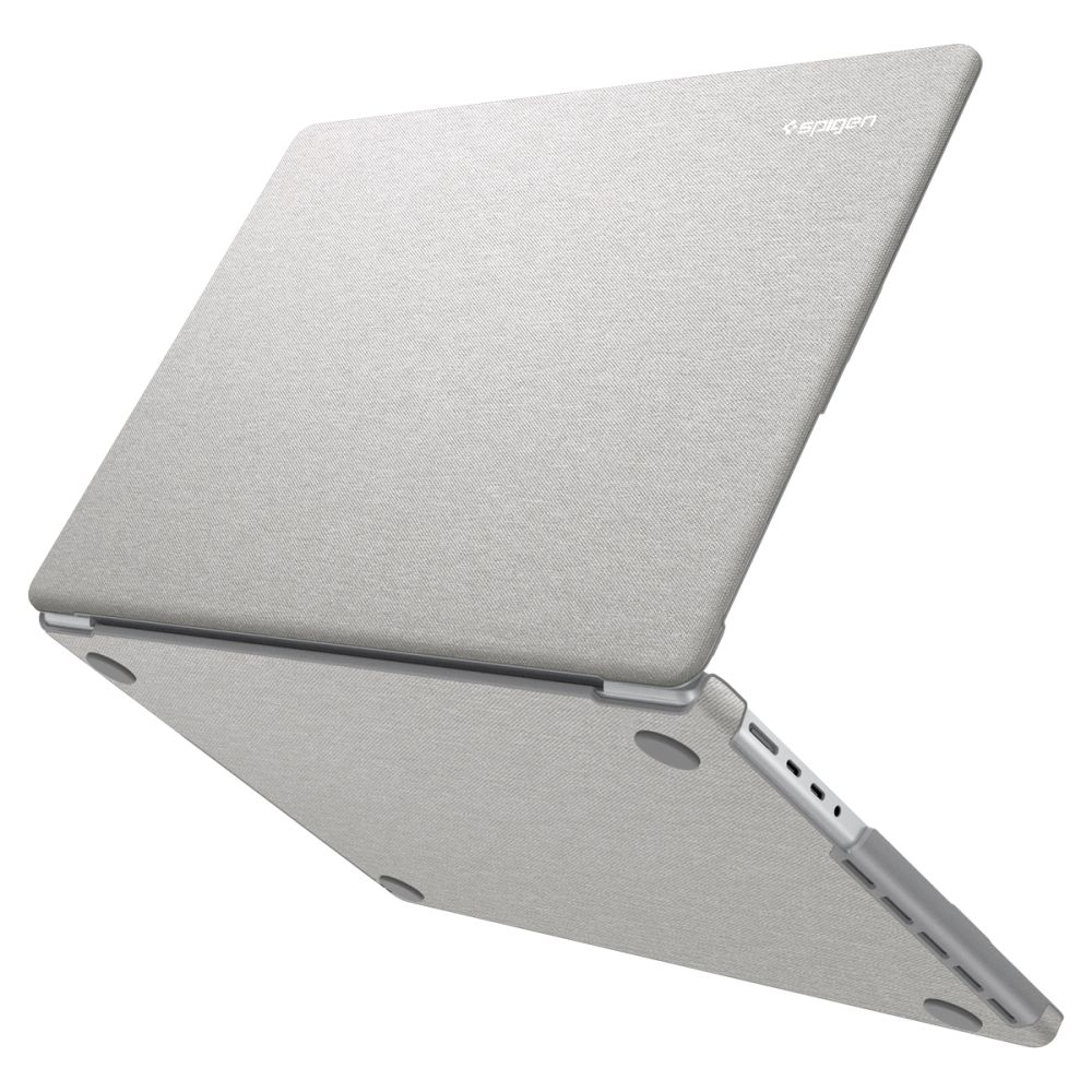 Spigen Urban Fit dėklas, skirtas MacBook Pro 14" 2021 / 2023 / 2024 / 2025 / 2026 – pilkas