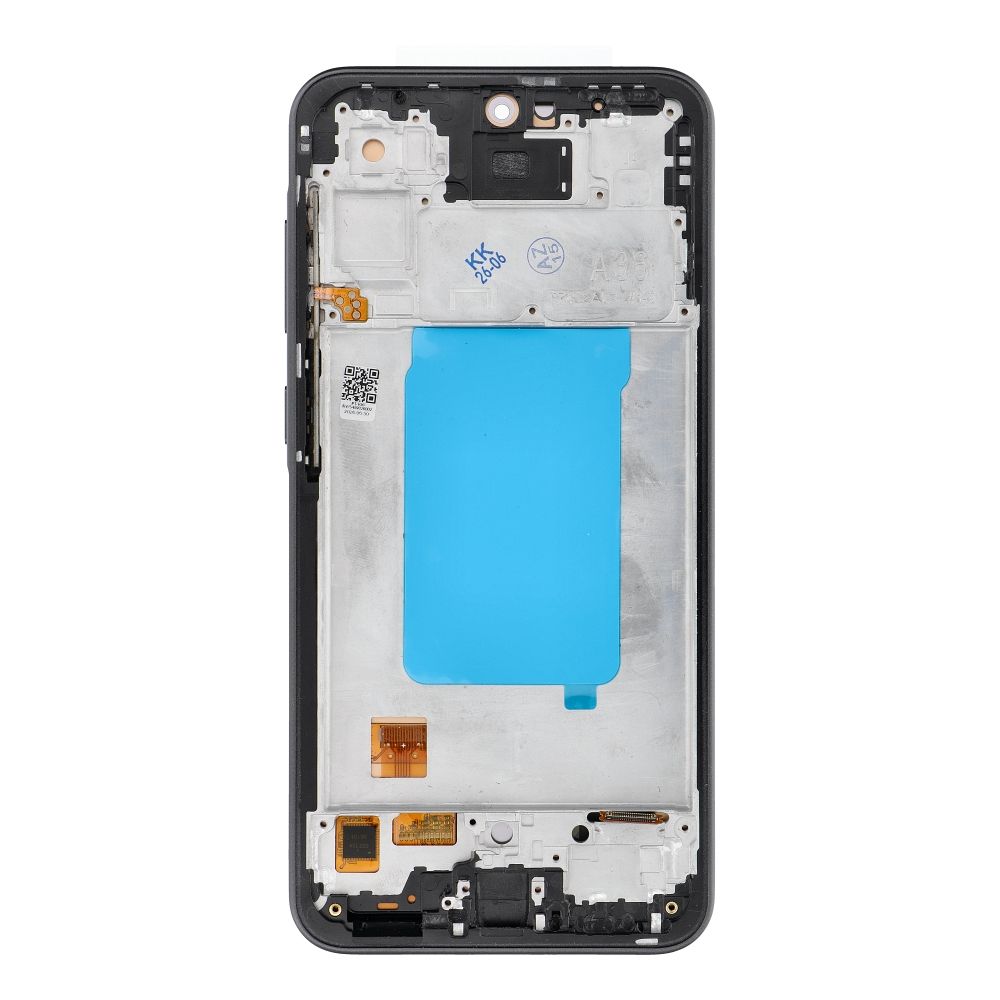 REWA OLED LCD ekranas su rėmeliu, skirtas SAMSUNG A36, juodas