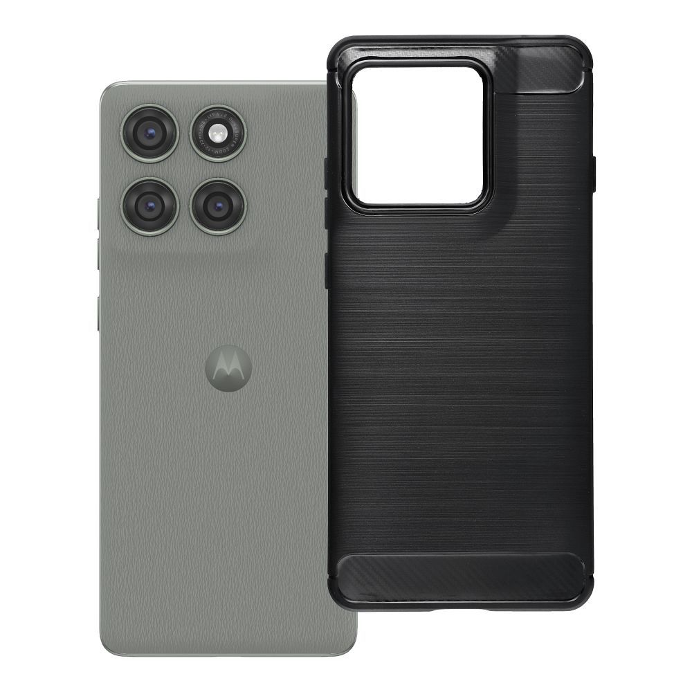 Dėklas Motorola EDGE 60 PRO Carbon 2.0 juodas