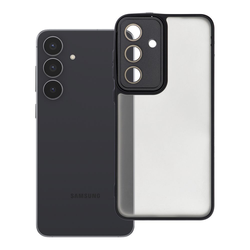 VARIETE dėklas telefonui SAMSUNG S25 FE juodas