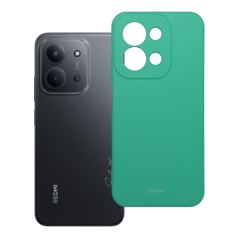 ROAR dėklas COLORFUL JELLY telefonui XIAOMI Redmi 15C mėtų žalias