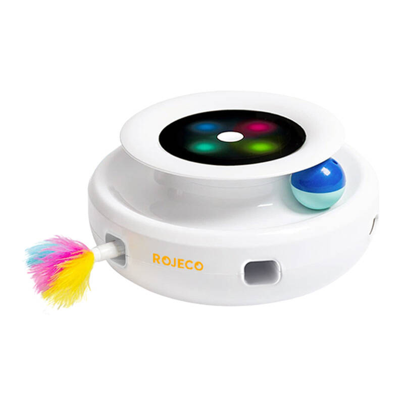 Rojeco 2 в 1 интерактивная игрушка для кошек