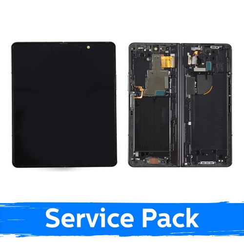 Ekranas skirtas Samsung F946 Z Fold5 (INNER) juodas (Service Pack) (NF version)