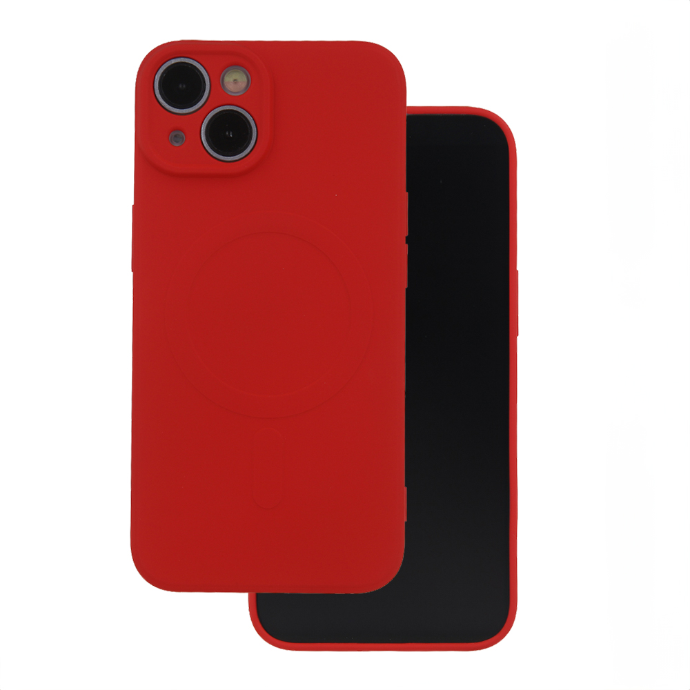 Simple Color Mag dėklas iPhone 17 Pro Max 6,9" / iPhone 18 Pro Max 6,9", raudonas