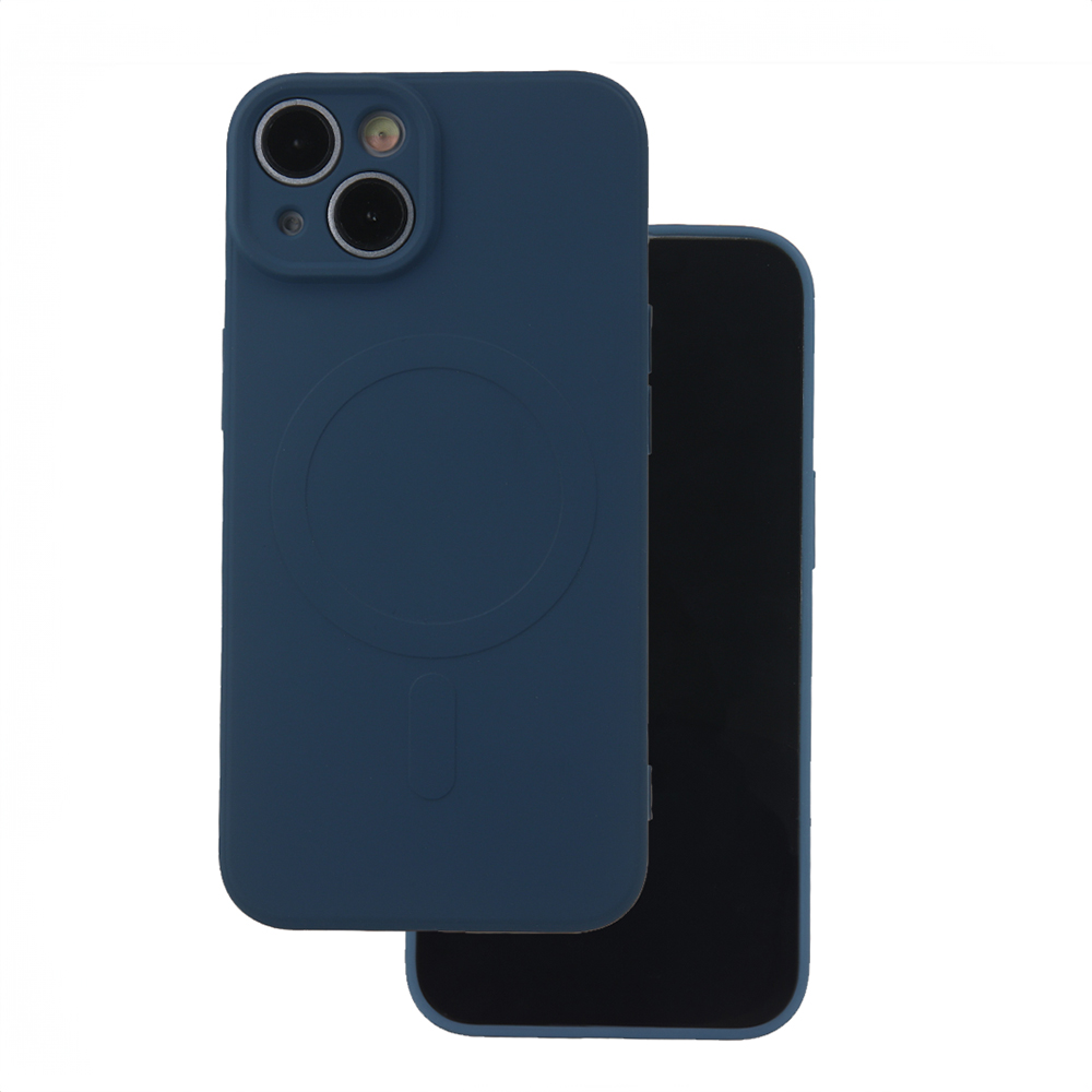Simple Color Mag dėklas, skirtas iPhone 17 Pro Max 6,9″ / iPhone 18 Pro Max 6,9″, tamsiai mėlynas