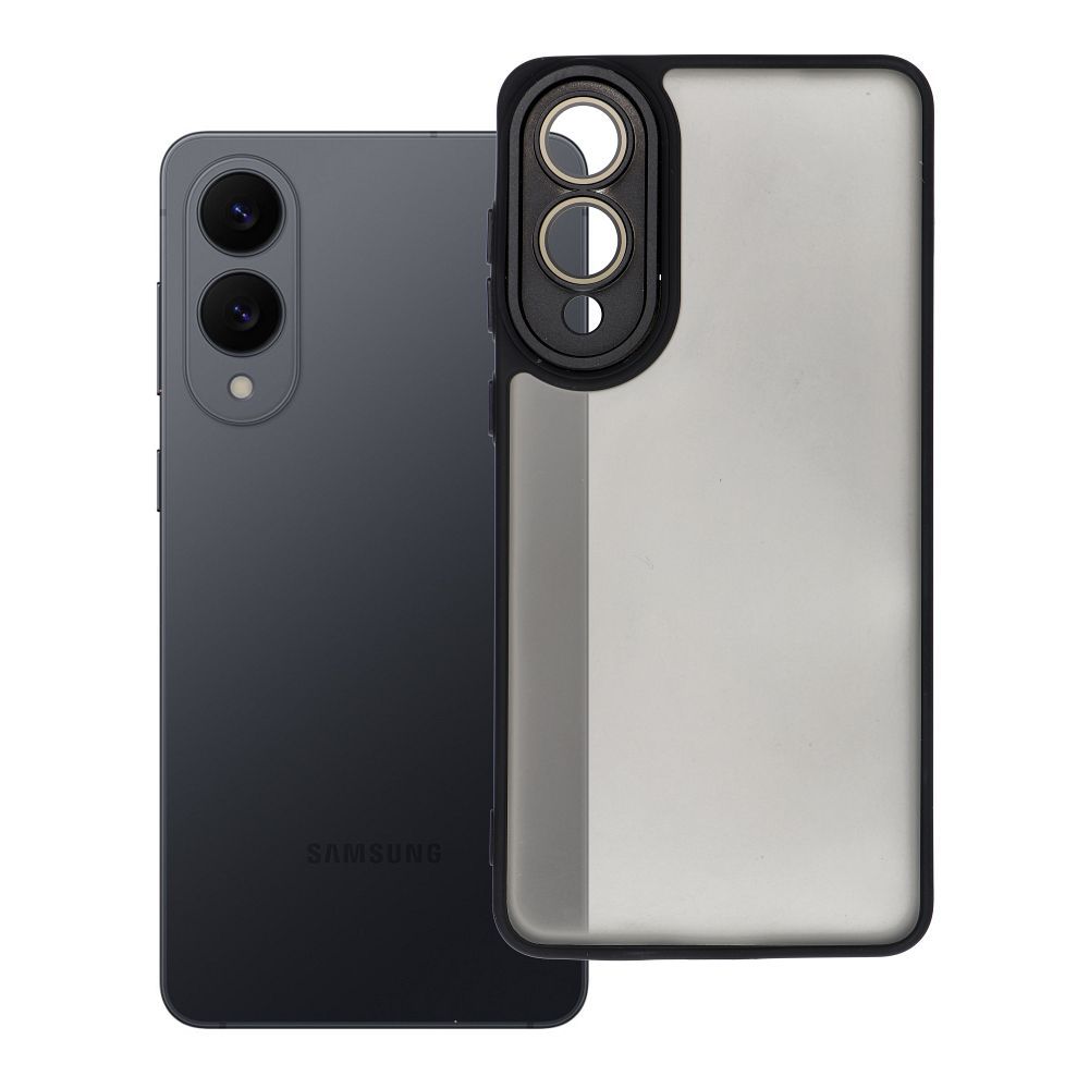 VARIETE dėklas telefonui SAMSUNG S25 Edge juodas