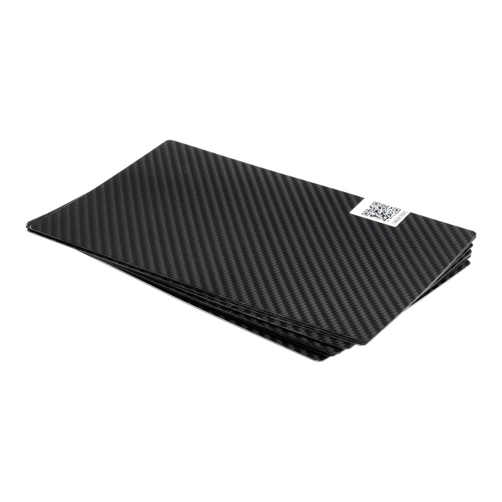 Plėvelė galiniam dangteliui 180 x 120 mm 10 vnt. - karbonas