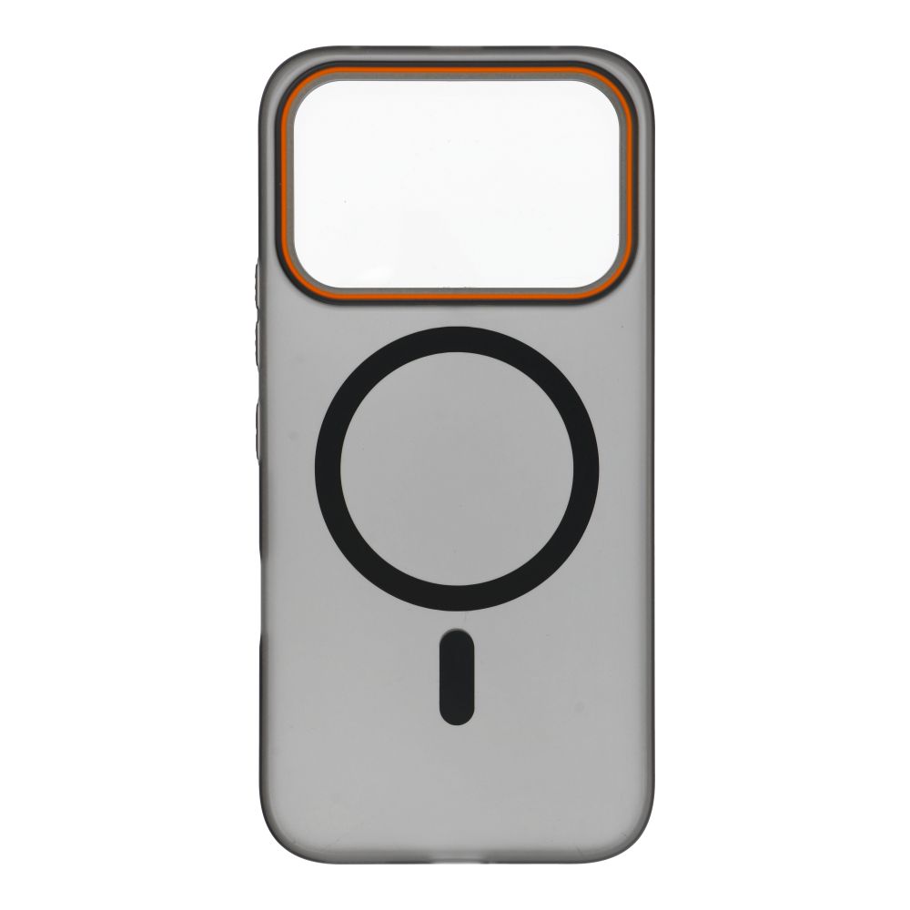 Case for Honor 600 / 600 PRO Go Orange compatible with MagSafe black