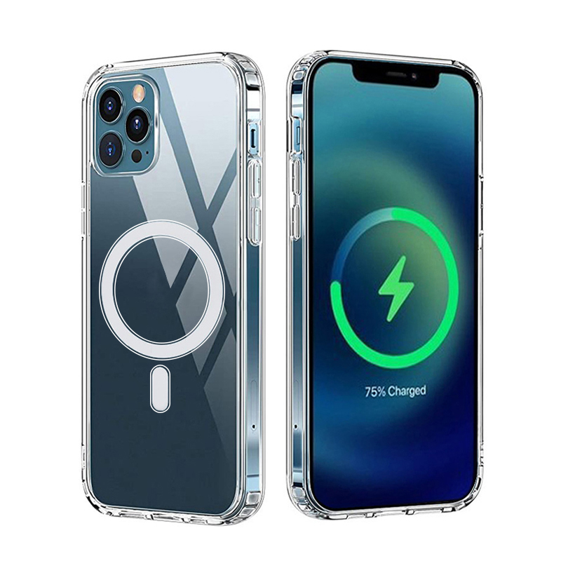 Smūgiams atsparus 1,5 mm Mag dėklas iPhone 17 Pro Max 6,9" / iPhone 18 Pro Max 6,9 skaidrus, su didele anga