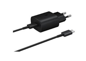 Charger original Samsung Fast Charging (EP-TA800B) (25W) black + USB-C cable