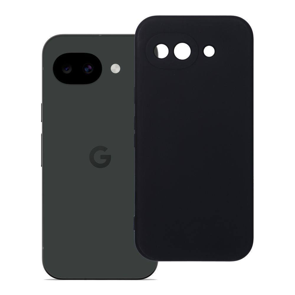 Silikoninis dėklas Google Pixel 10a, juodas