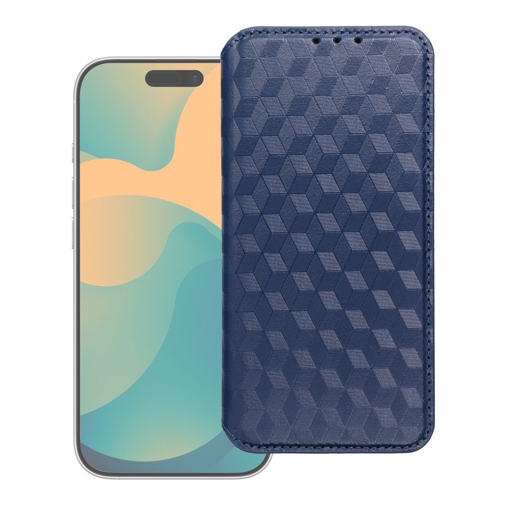 Atverčiamas dėklas Xiaomi 17 PRO / 18 PRO Cubic Book, mėlynas