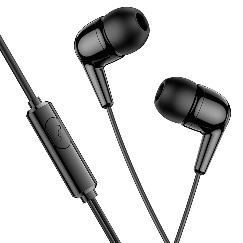 Проводные наушники-вкладыши Jack 3,5 мм Hoco M97 чёрные