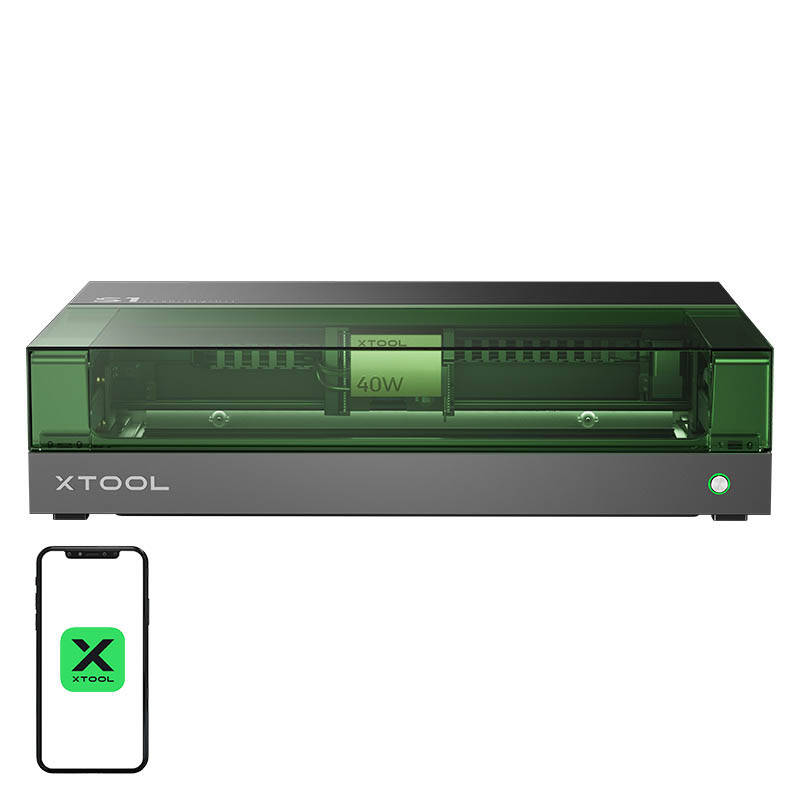 xTool S1 40W 2-in-1 lazerinis graviruoklis – viskas viename rinkinys (juodas)