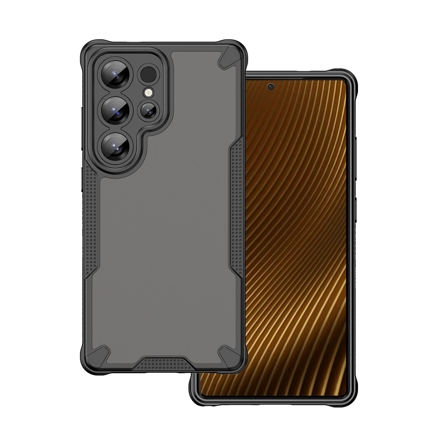 Defender Matt чехол Samsung Galaxy S25 Ultra черный