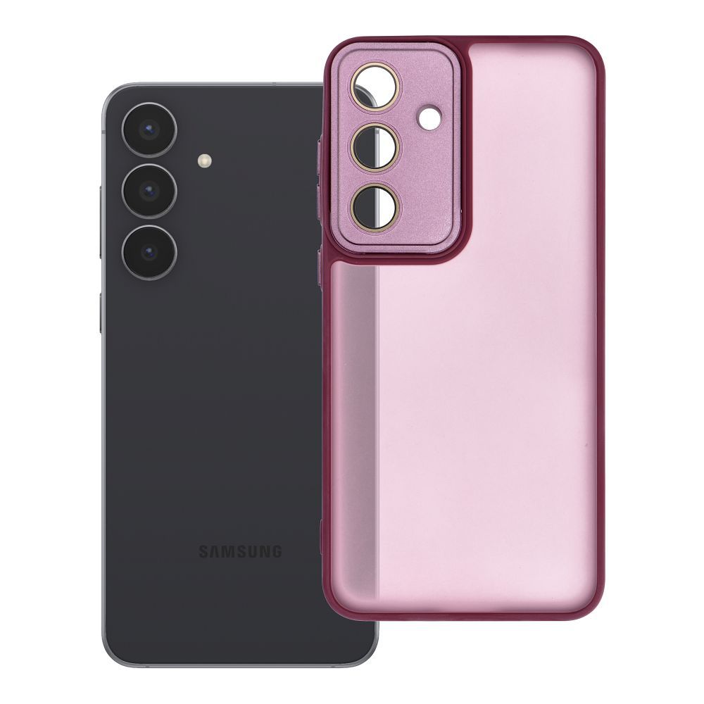 VARIETE dėklas telefonui SAMSUNG S25 FE violetinė