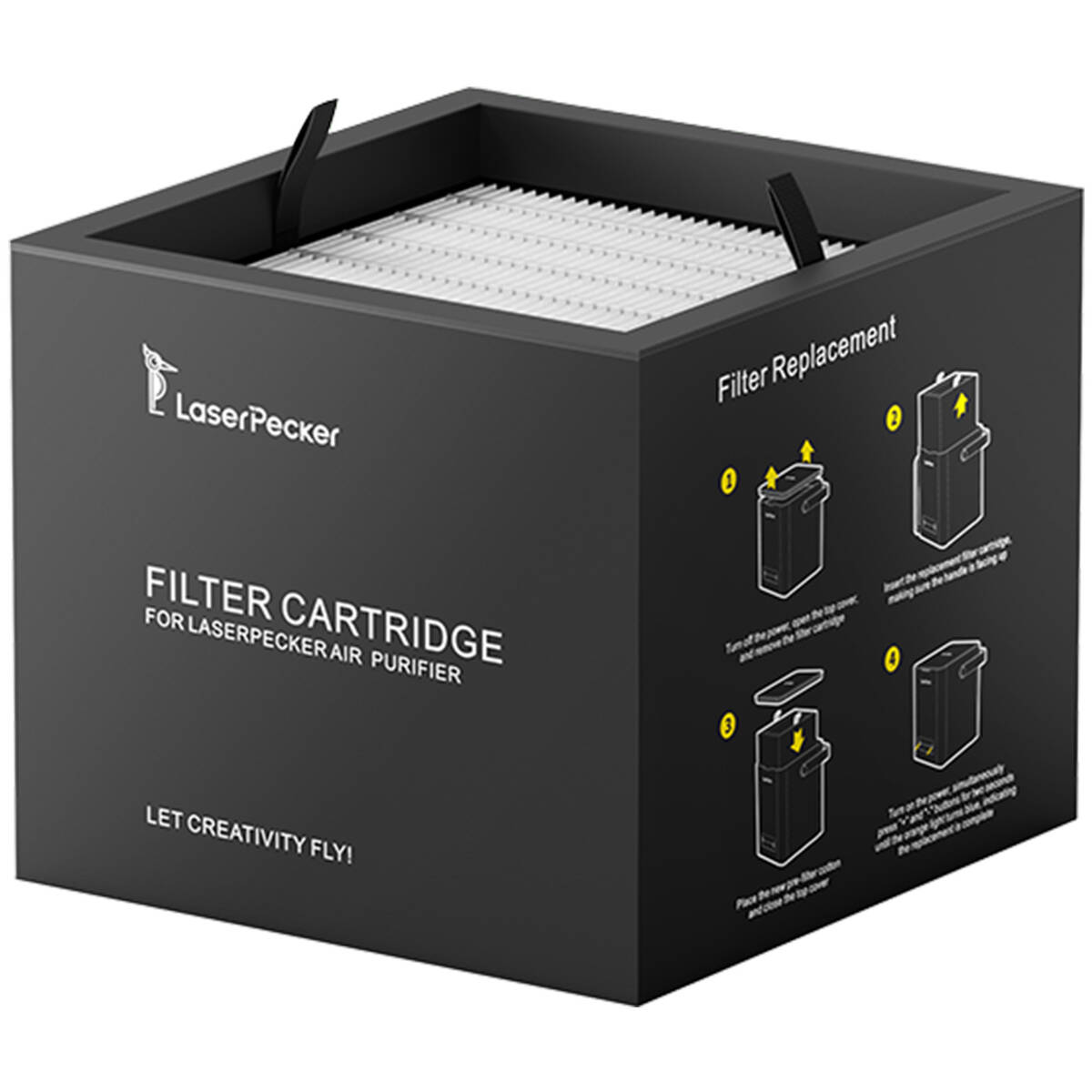 LaserPecker oro valytuvo dūmų filtro kasetė