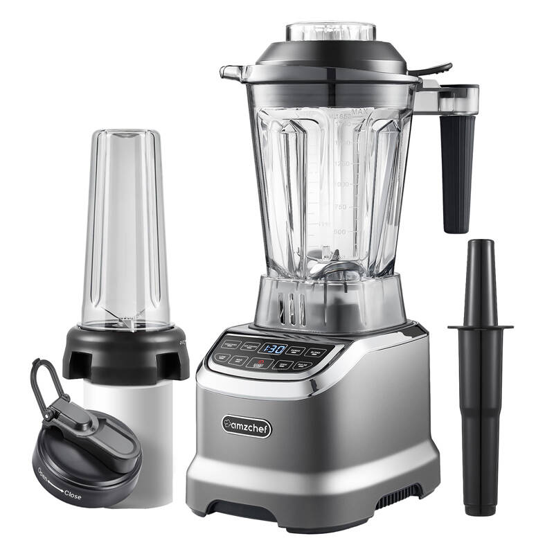 AMZCHEF ZM5003-GA блендер со стаканом (серый)