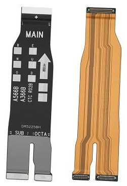 Flex Samsung A376 A37 5G pagrindinės plokštės kabelis (SUB-OCTA) originalus (service pack)