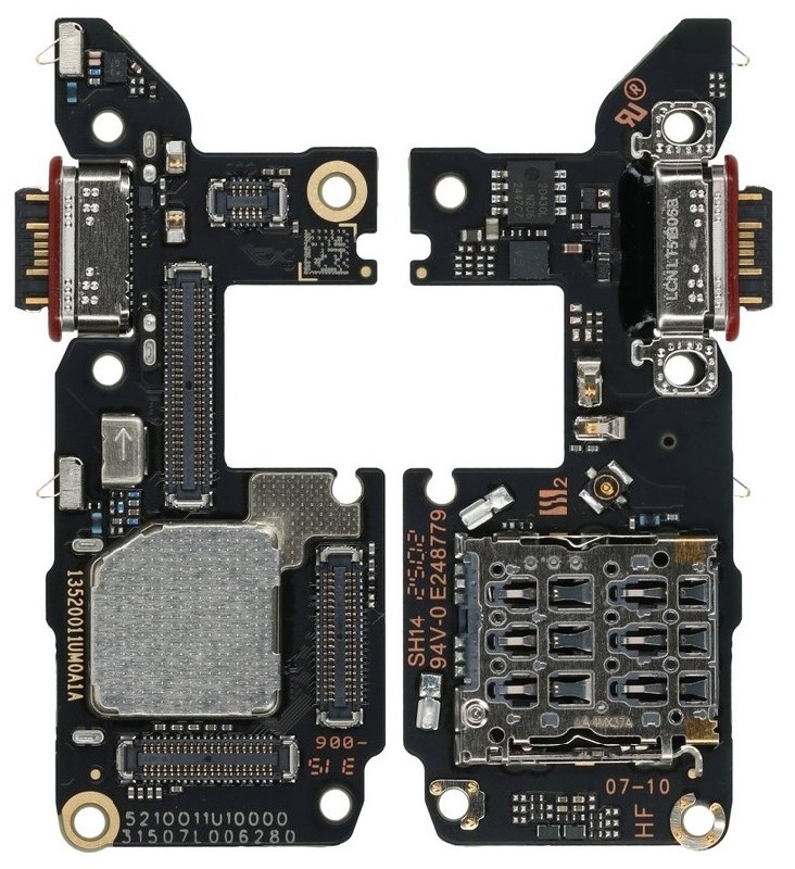 Lanksčioji jungtis Xiaomi Poco F7 Ultra 5G su įkrovimo kontaktu ir mikrofonu, SIM kortelės kontaktu originali (service pack)