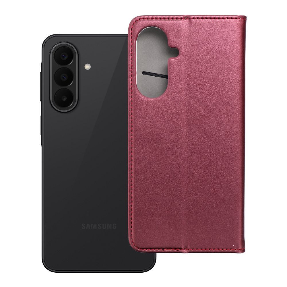 Atverčiamas dėklas Samsung A27 Smart Magneto, bordo