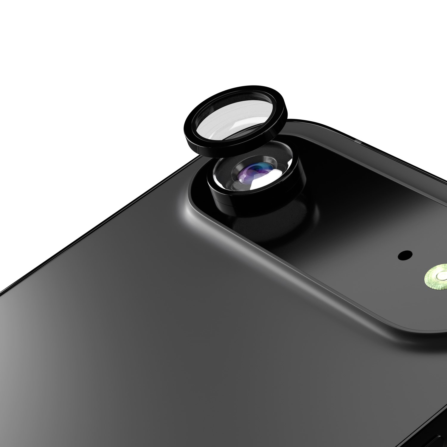 Etteri apsauginis stiklas kamerai iPhone 17 Air juodas