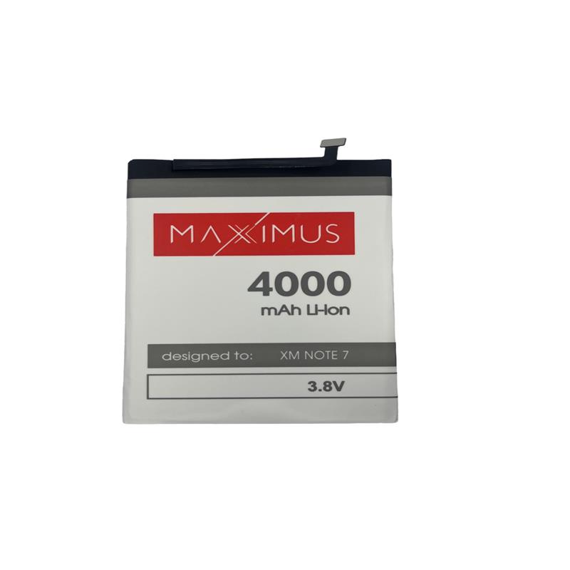 Baterija MAXXIMUS XIAOMI REDMI NOTE 7 4000mAh BN4A