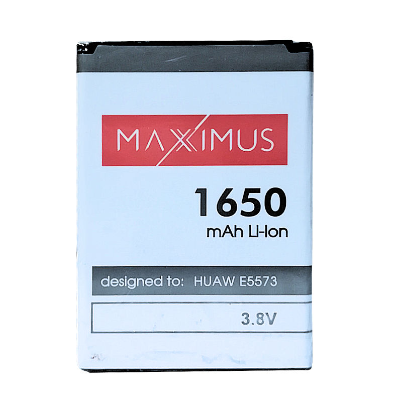 Baterija MAXXIMUS HUAWEI E5573 LTE 4G 1650mAh modemui HB434666RBC