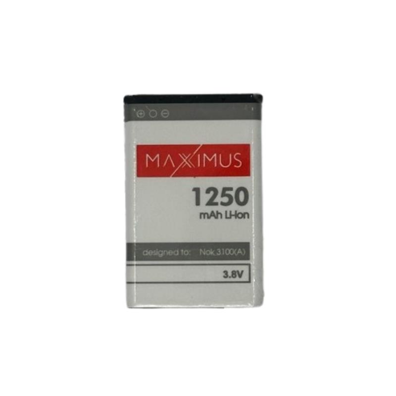 Baterija MAXXIMUS NOKIA 3100 1250mAh Li-Ion 3650/3100N BL-5C NON-NOKIA MOBILE