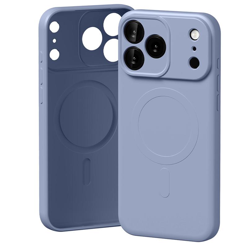 Mercury pusiau silikoninis Magsafe iPhone 17 Pro Max / 18 Pro Max alyvinė violetinė