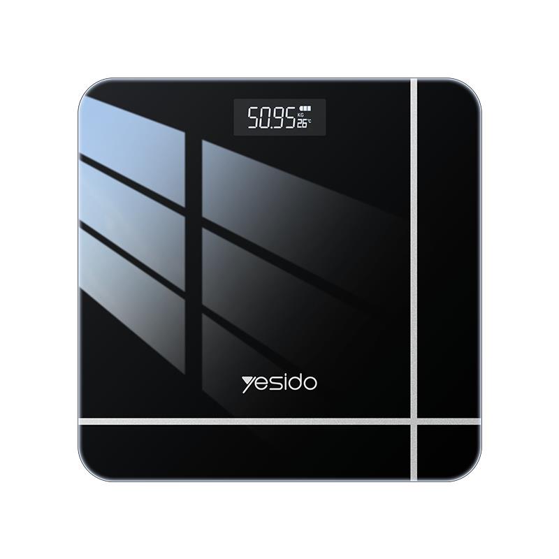YESIDO elektroninės vonios svarstyklės MG09 iki 150KG juodos