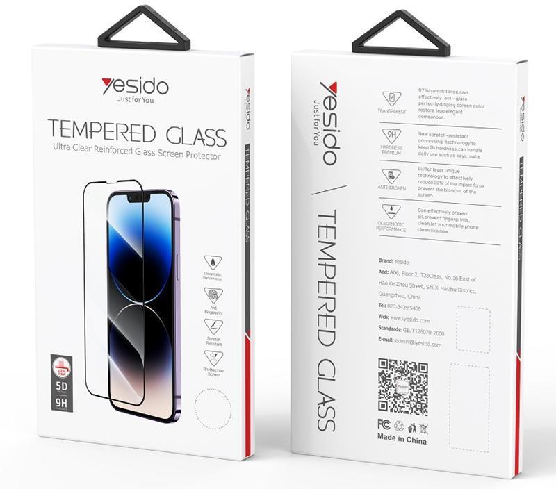 Yesido 5D стекло для iPhone 16 TG01
