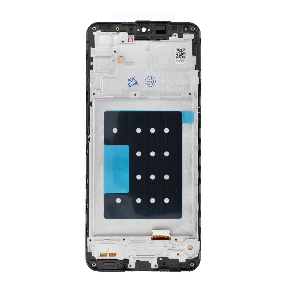 REWA OLED LCD ekranas su rėmeliu, skirtas SAMSUNG A16 4G, juodas