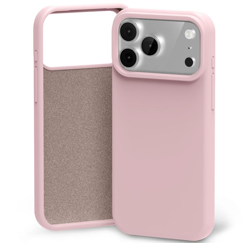 Mercury Silicone dėklas iPhone 17 Pro Max / 18 Pro Max, rausvai smėlinis