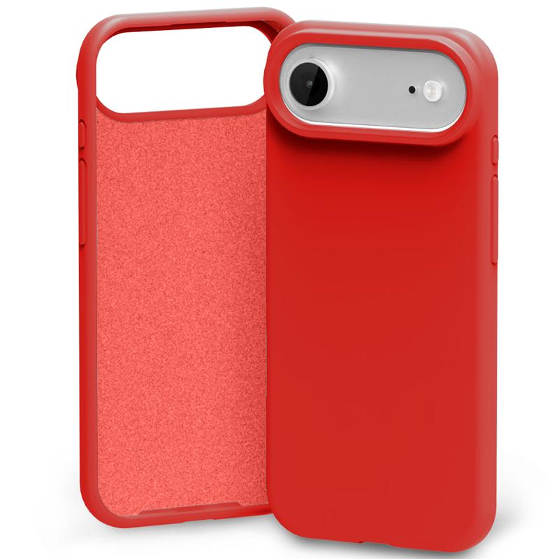 Mercury Silicone dėklas iPhone 17 Air, raudonas